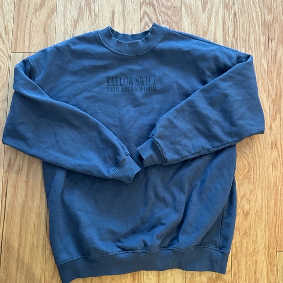 Taylor Swift Tops - Taylor Swift Eras Tour Blue Crewneck Size Small